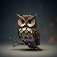 resting owl